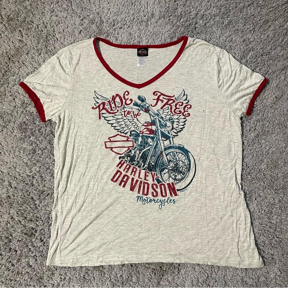 Harley Davidson Ride Free Graphic Tee